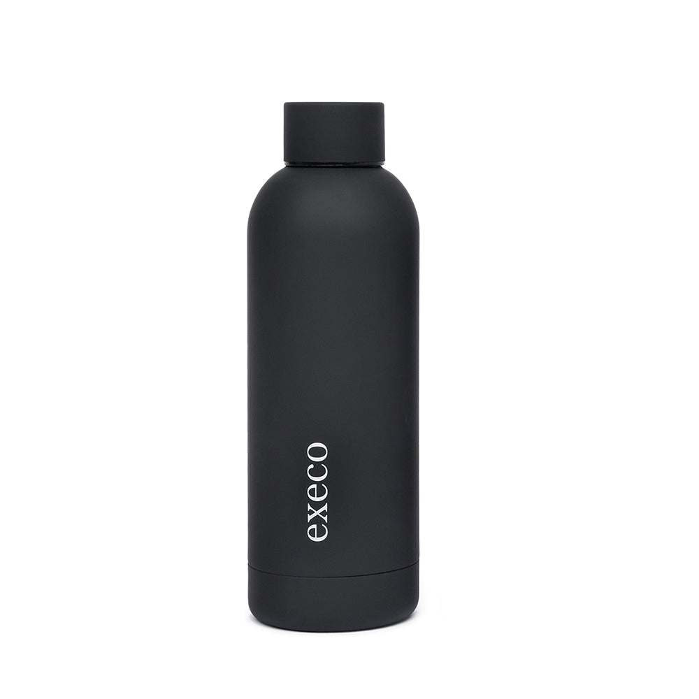 Execo Insulated Bottle 500 ml - Velvet Finish Black