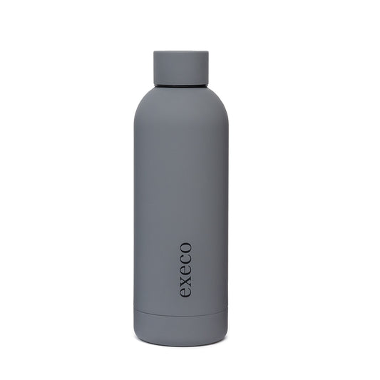 Bouteille Isotherme Execo 500 ml - Finition Velours Gris