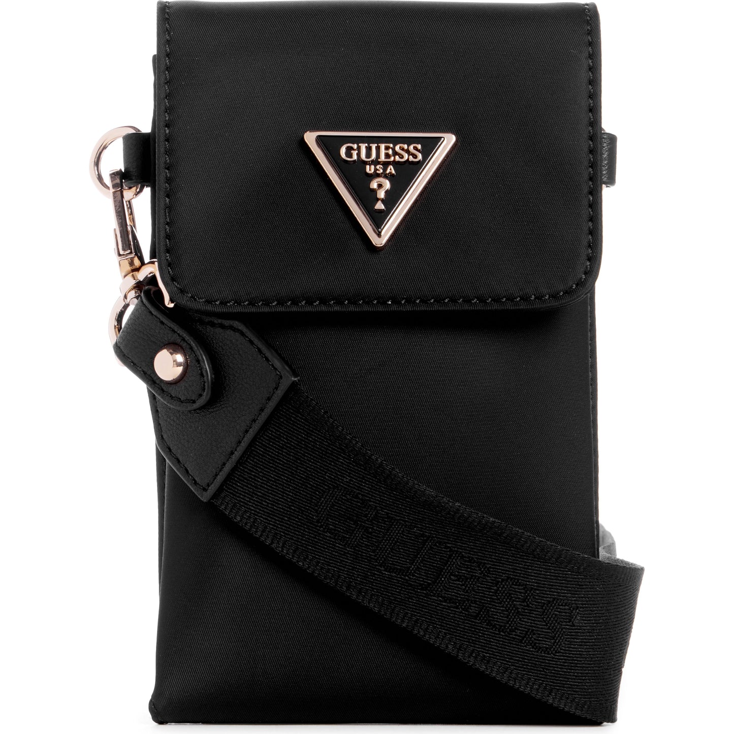 Guess Latona Flap Chit Chat - Noir