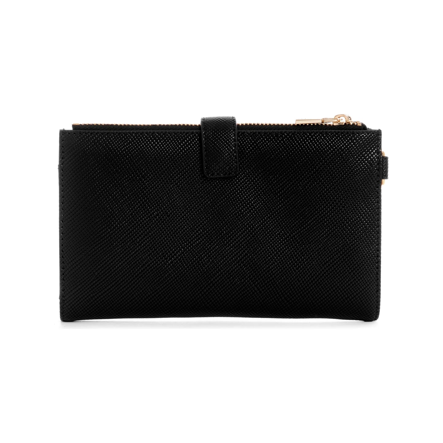 Organiseur à double fermeture éclair Guess Eco Gloriana SLG - Noir