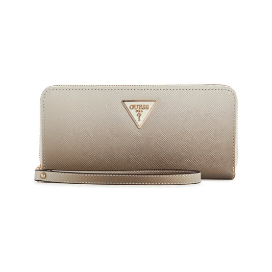 Guess Laurel Noelle Large Zip Around Wallet - Ombre Grey