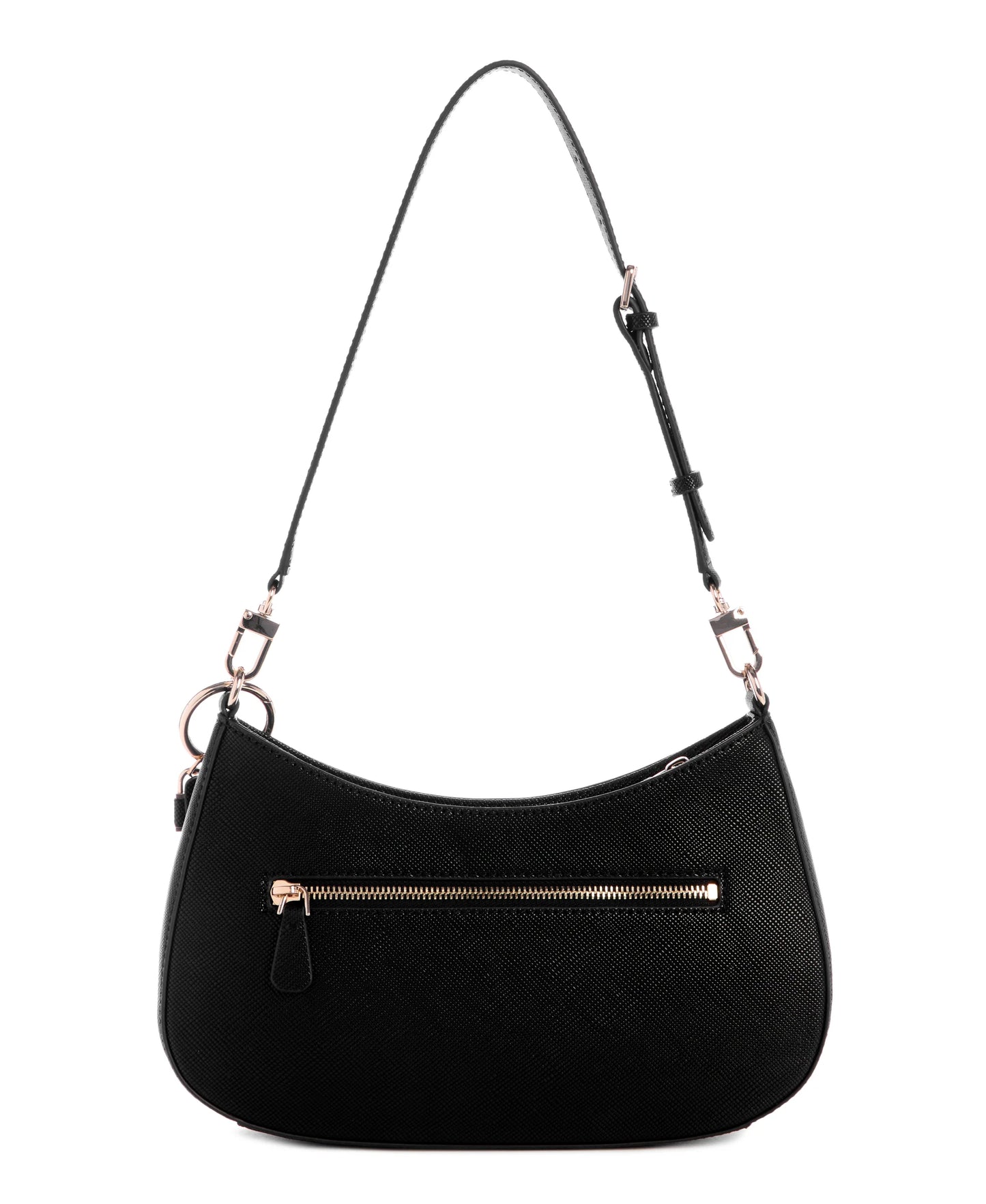 Guess Noelle Top Zip Shoulder Bag - Black