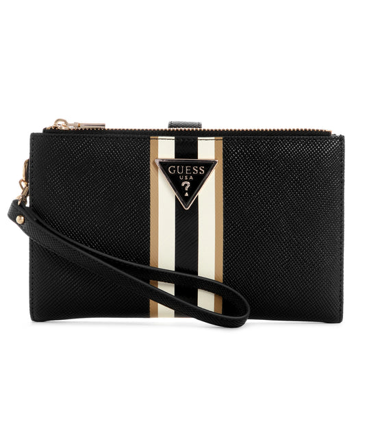 Guess Laurel SLG DBL Zip Organizer - Black