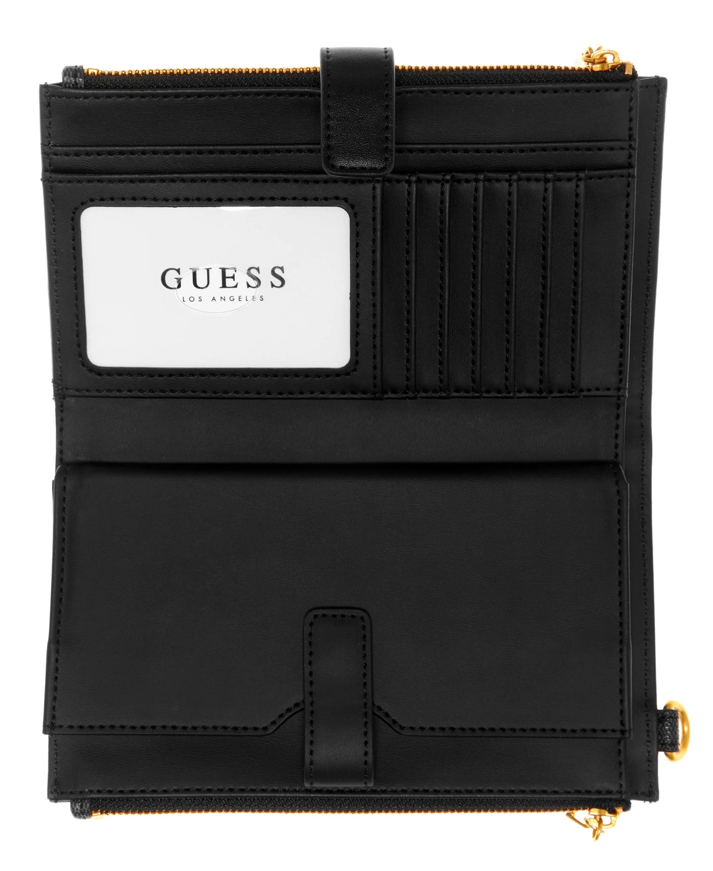 Guess Laurel SLG DBL Zip Organizer - Black