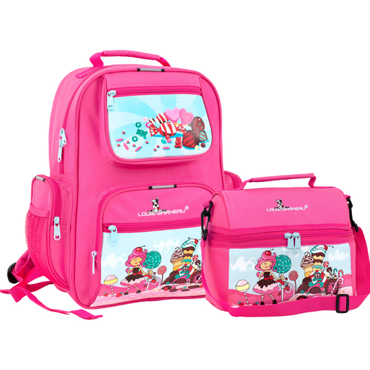 Louis Garneau Schoolbag and Lunch box - Candy Land