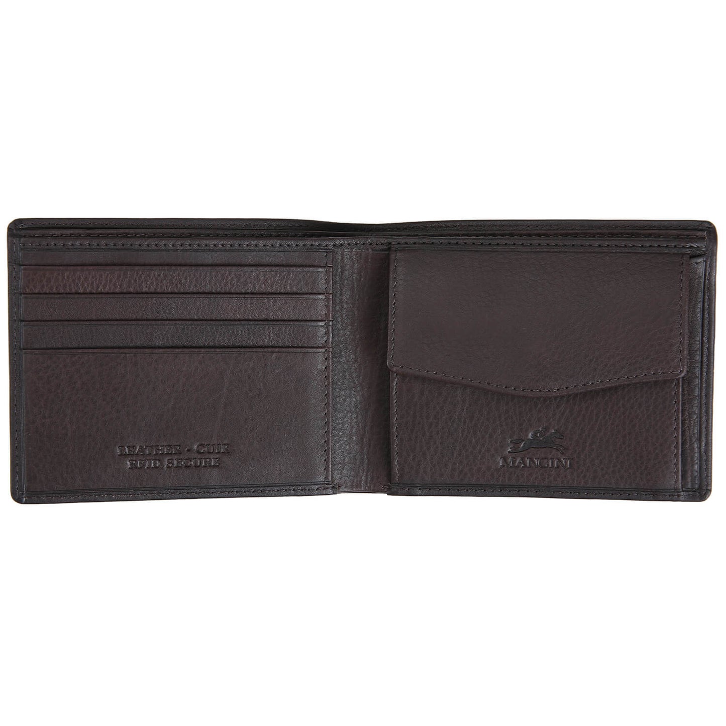 MANCINI Monterrey Billfold & Coin Pocket Wallet