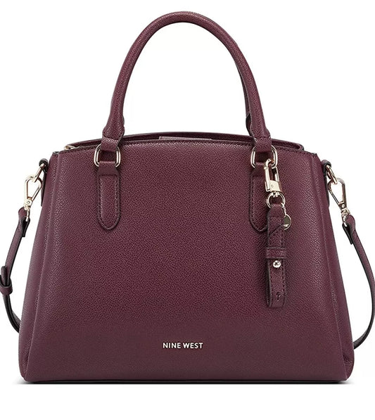 Nine West Tansy Satchel - Merlot