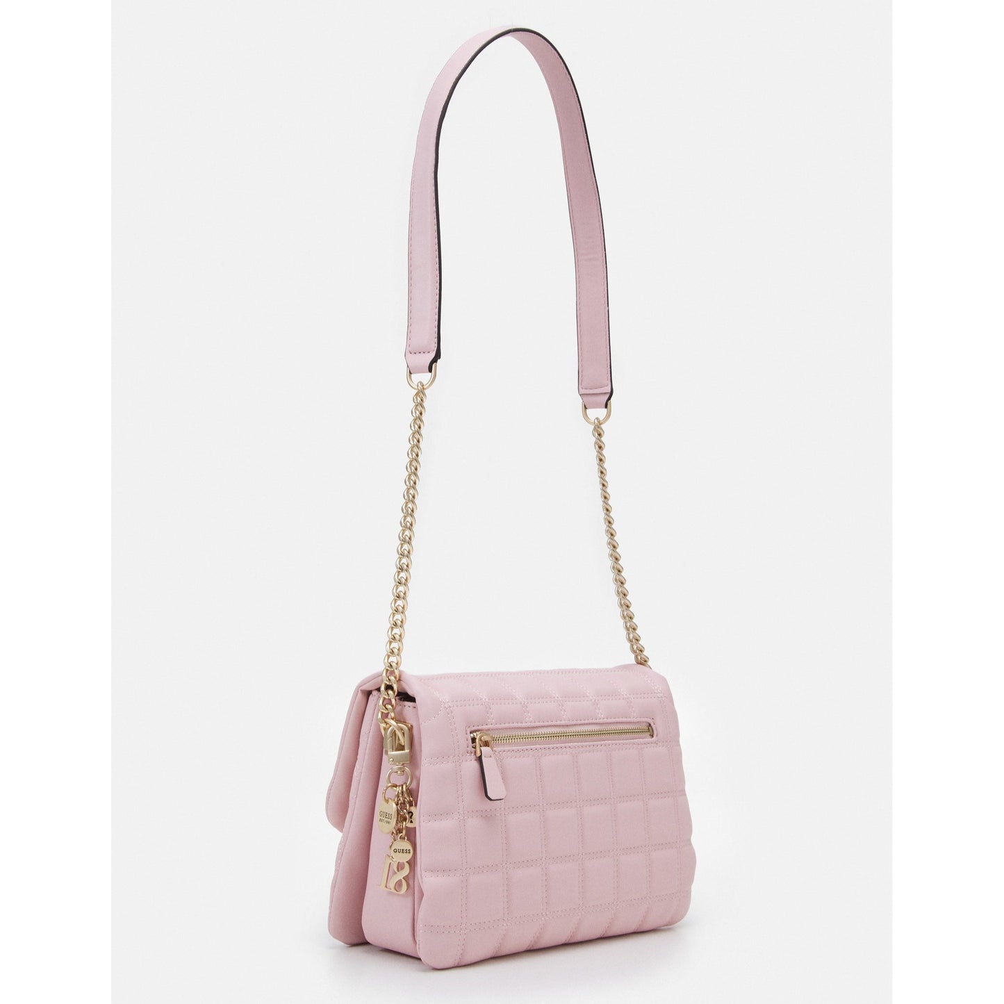 guess kamina pink handbag