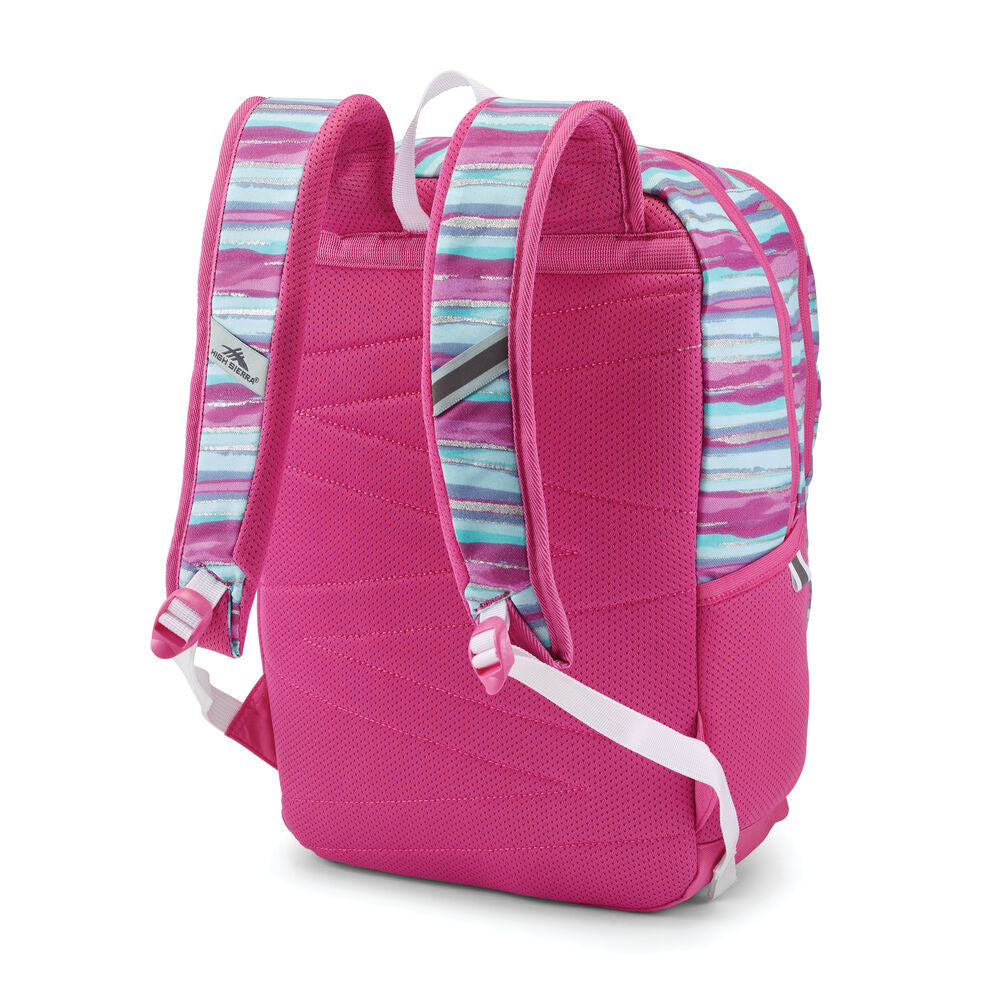 High Sierra Outburst Backpack - Watercolor Stripes