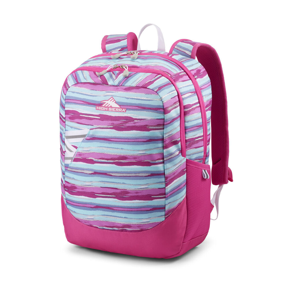 High Sierra Outburst Backpack - Watercolor Stripes