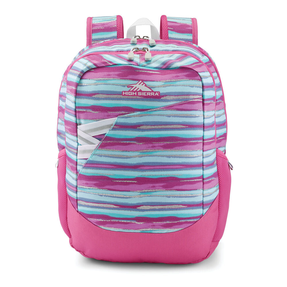 High Sierra Outburst Backpack - Watercolor Stripes