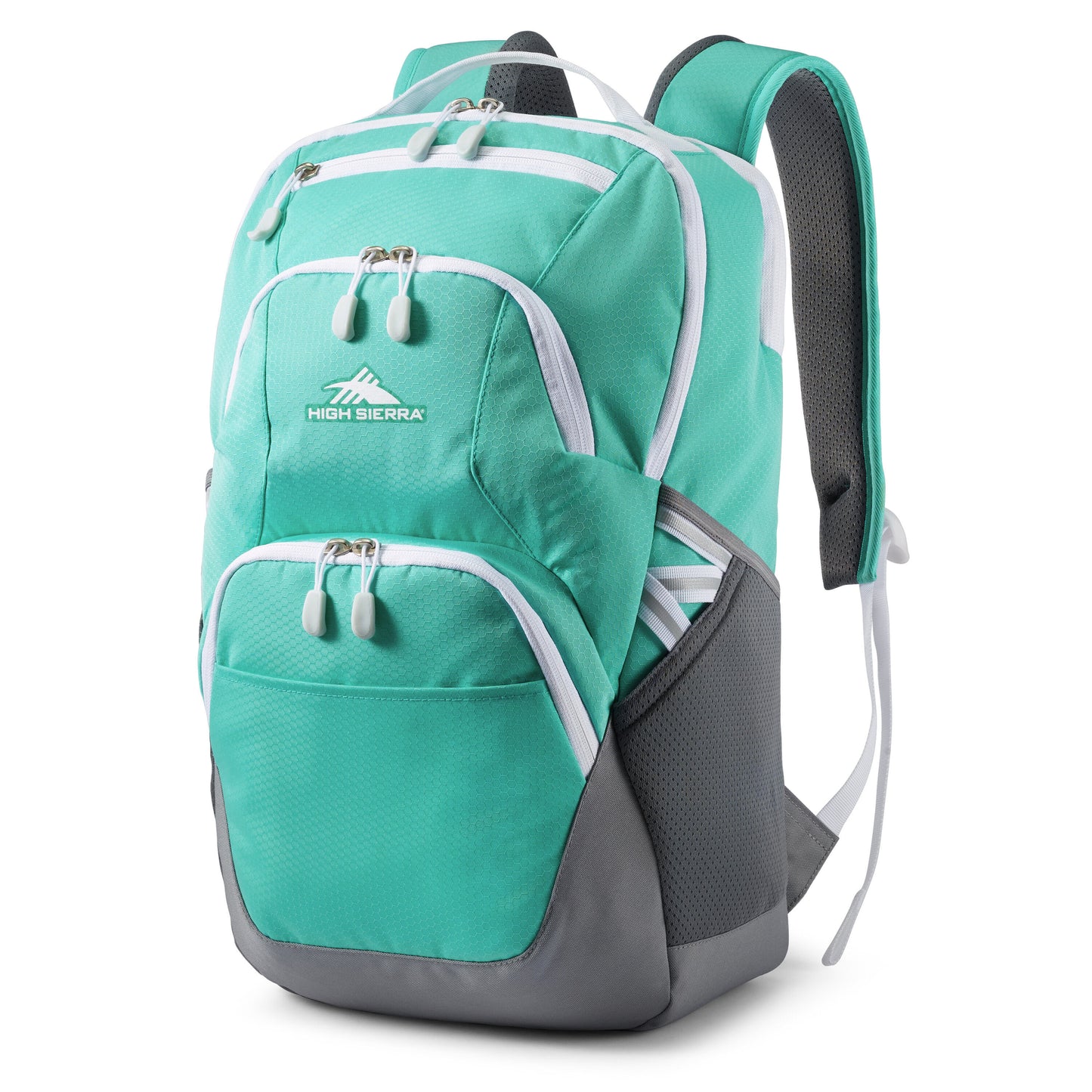 High Sierra Swoop SG Laptop Backpack - Aquamarine/White