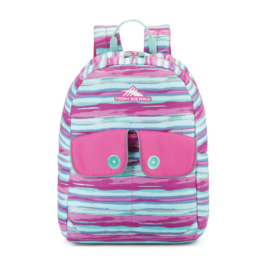 High Sierra Chiqui Backpack - Watercolour Stripes