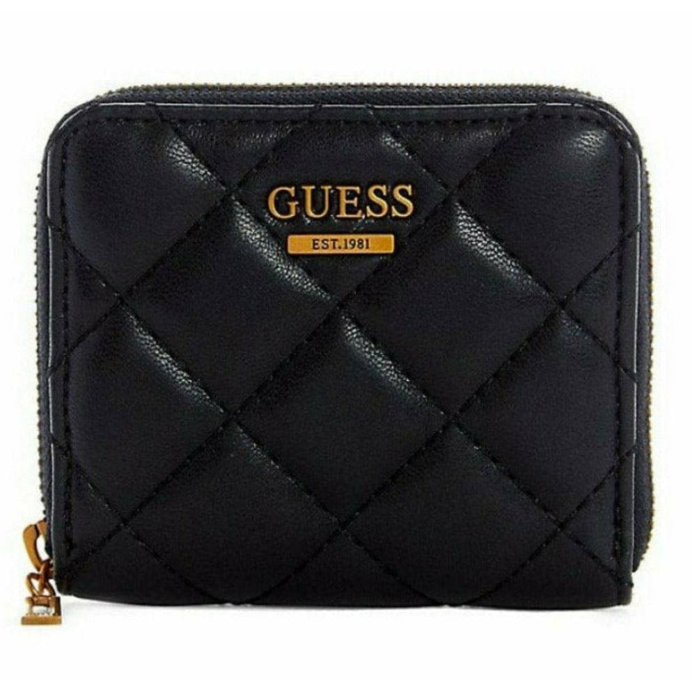 GUESS Cessily Small Zip Around Wallet - Black