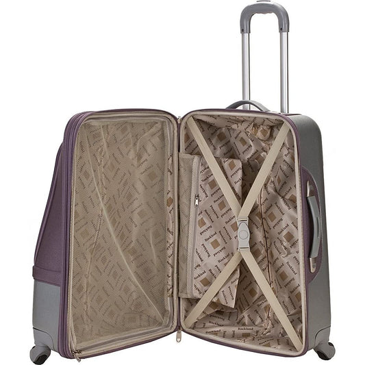 Rockland Rome 3-Piece Polycarbonate Luggage Set - Lavender