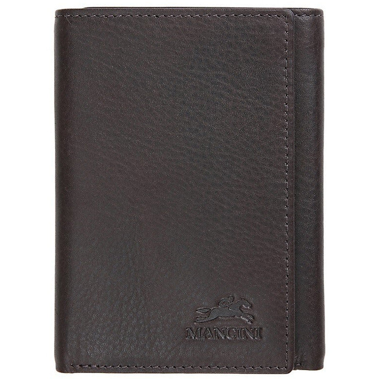 MANCINI Monterrey Tri-Fold Leather Wallet