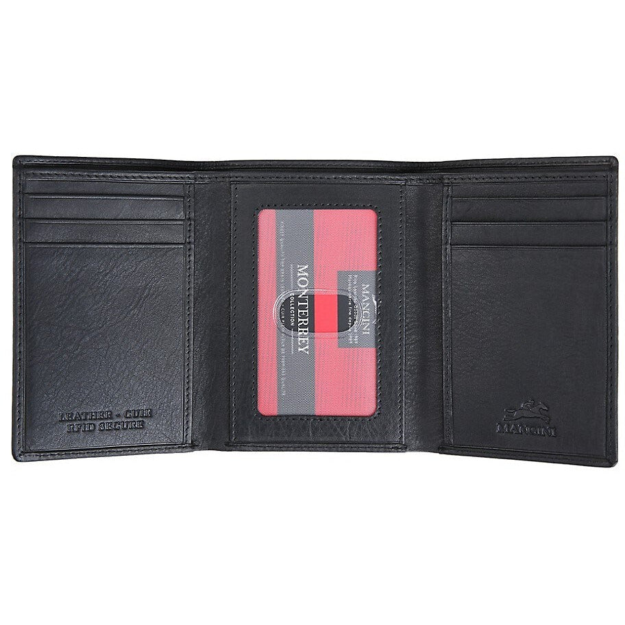 MANCINI Monterrey Tri-Fold Leather Wallet