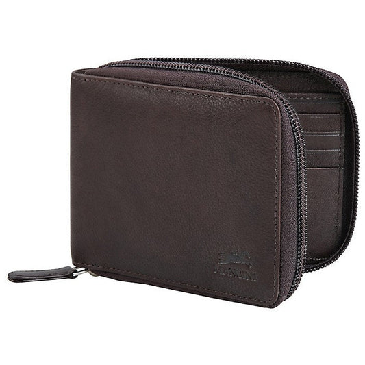 MANCINI Monterrey Zippered Billfold Wallet