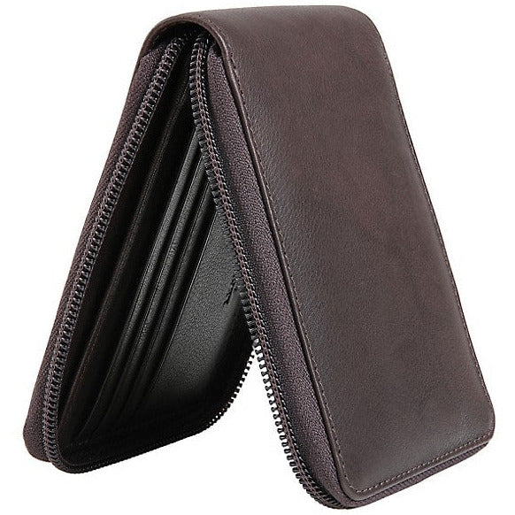 MANCINI Monterrey Zippered Billfold Wallet