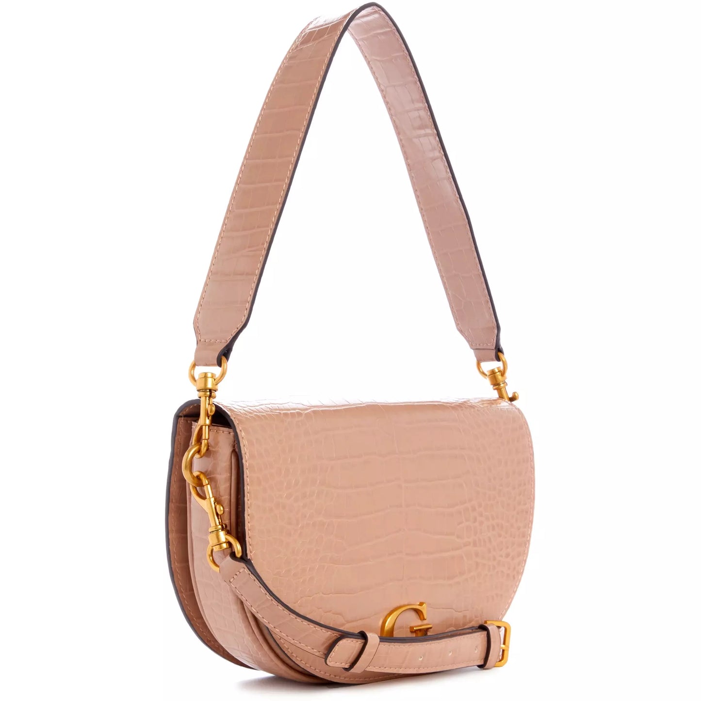 GUESS Danna Saddle Bag - Croco