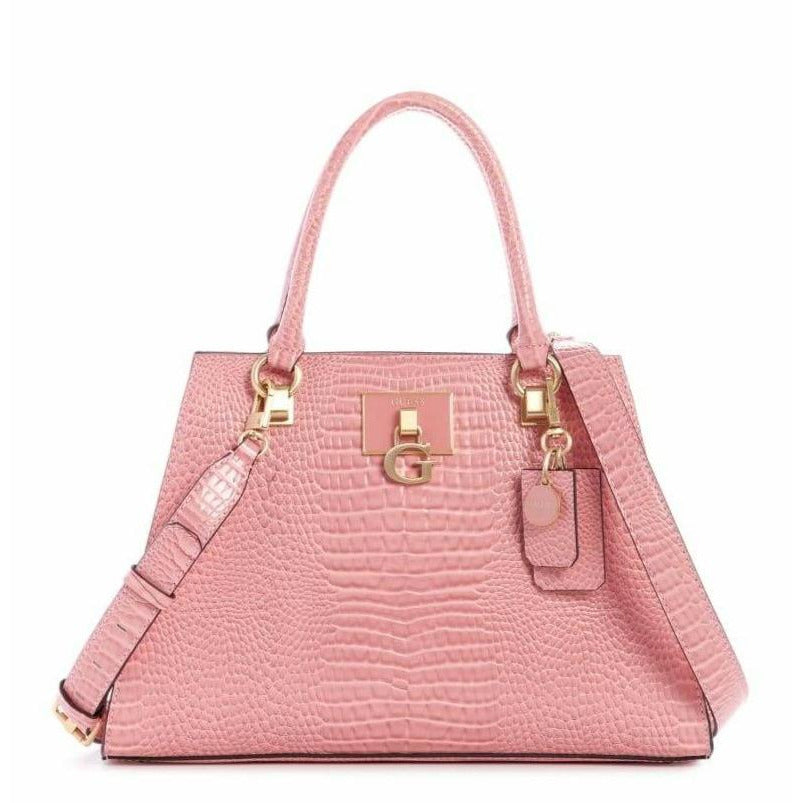 guess stephi rose pink handbag