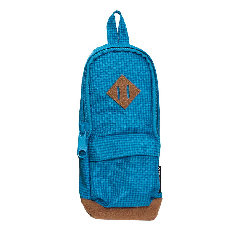 Off Track Pencil Case Backpack Style - Blue