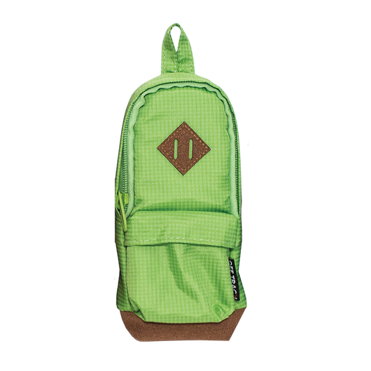 Off Track Pencil Case Backpack Style - Green