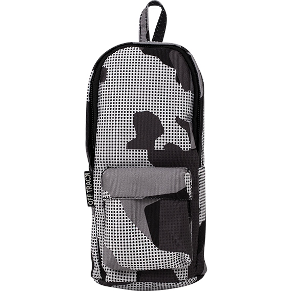 Off Track Pencil Case Backpack Style - Black Grey