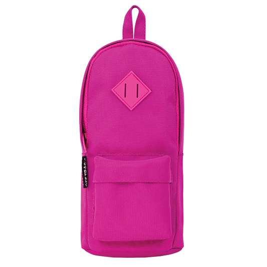 Off Track Pencil Case Backpack Style - Pink