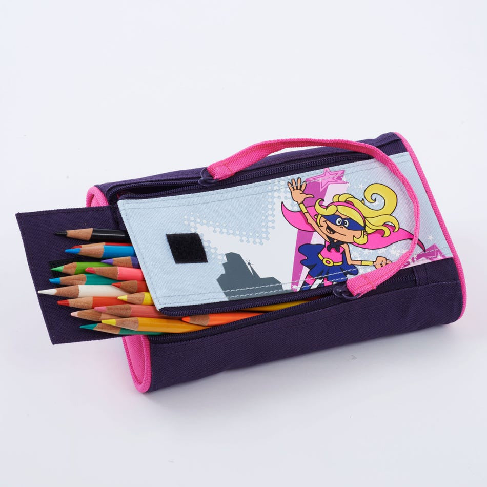 Louis Garneau Pencil Case, 2 Zippers -Superhero – MouraCuir