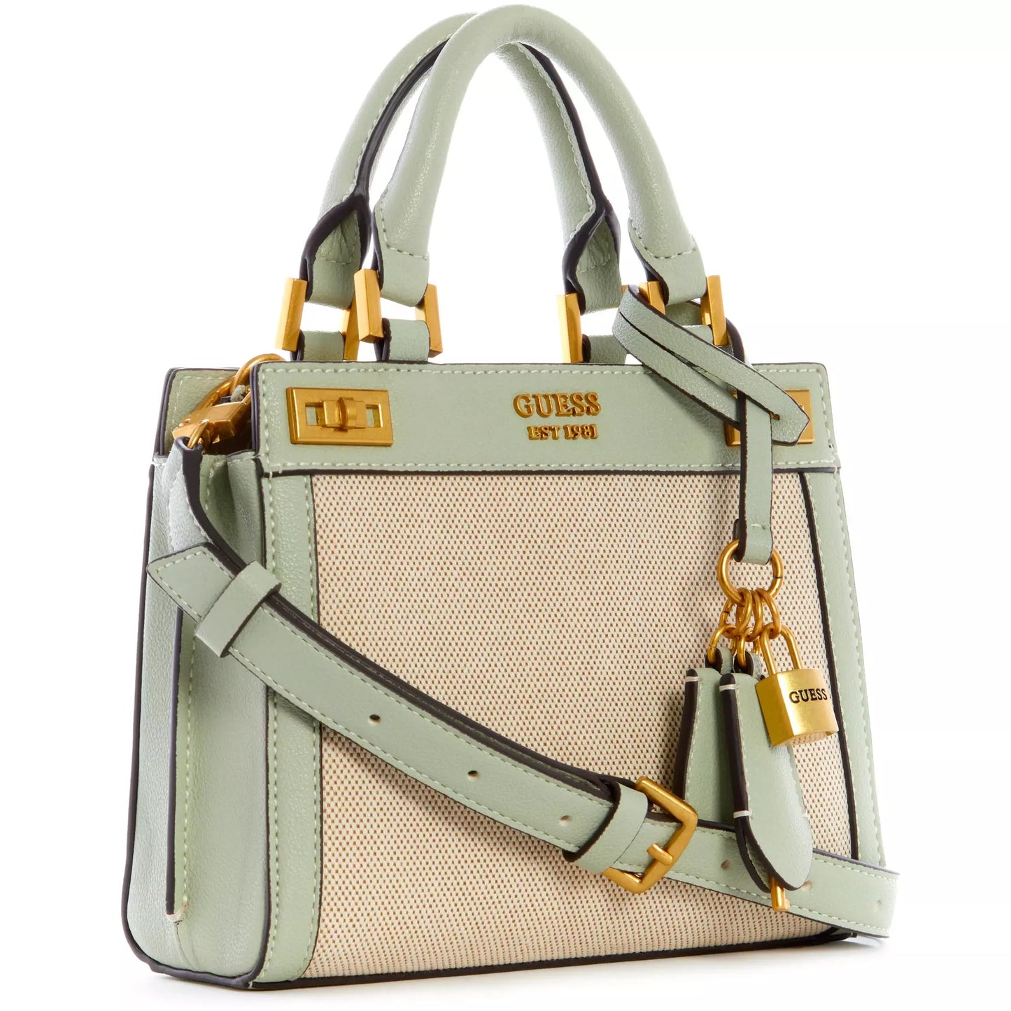 GUESS Katey Canevas Mini satchel