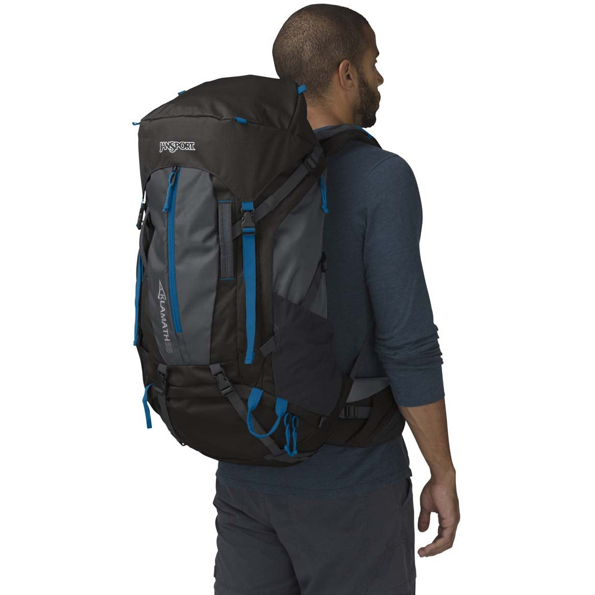 Jansport Klamath 55 - Gris Forge/Marocain Profond