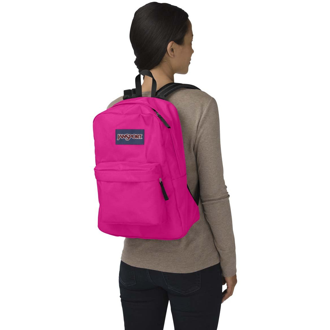 Jansport superbreak clearance pink