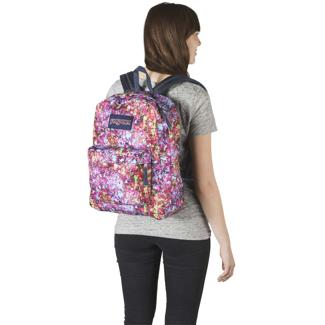 JanSport SuperBreak Sac à dos 0UE Multi Flower Explosion