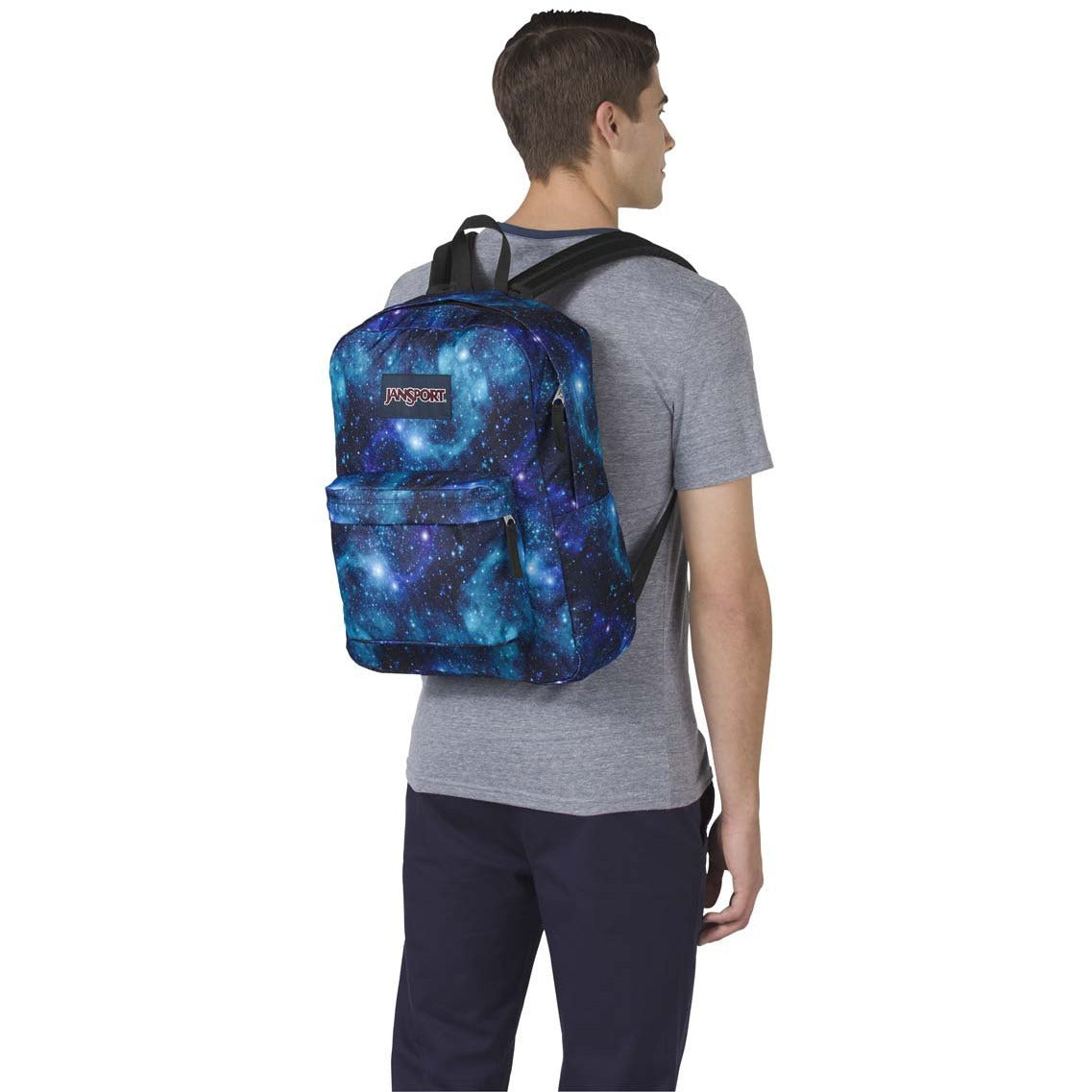 Jansport superbreak backpack galaxy best sale