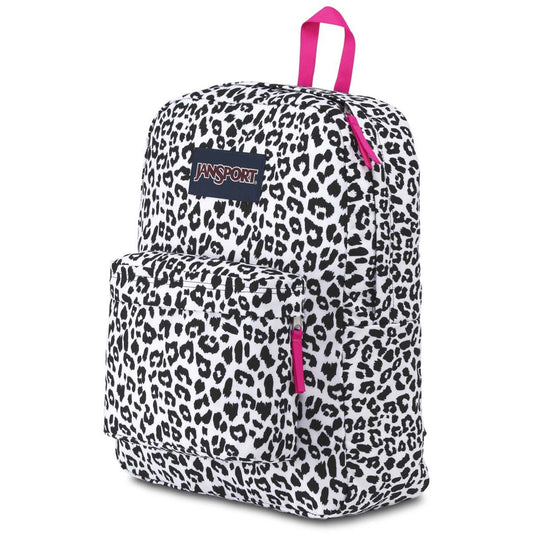 JanSport SuperBreak Sac à dos 33J Léopard Blanc