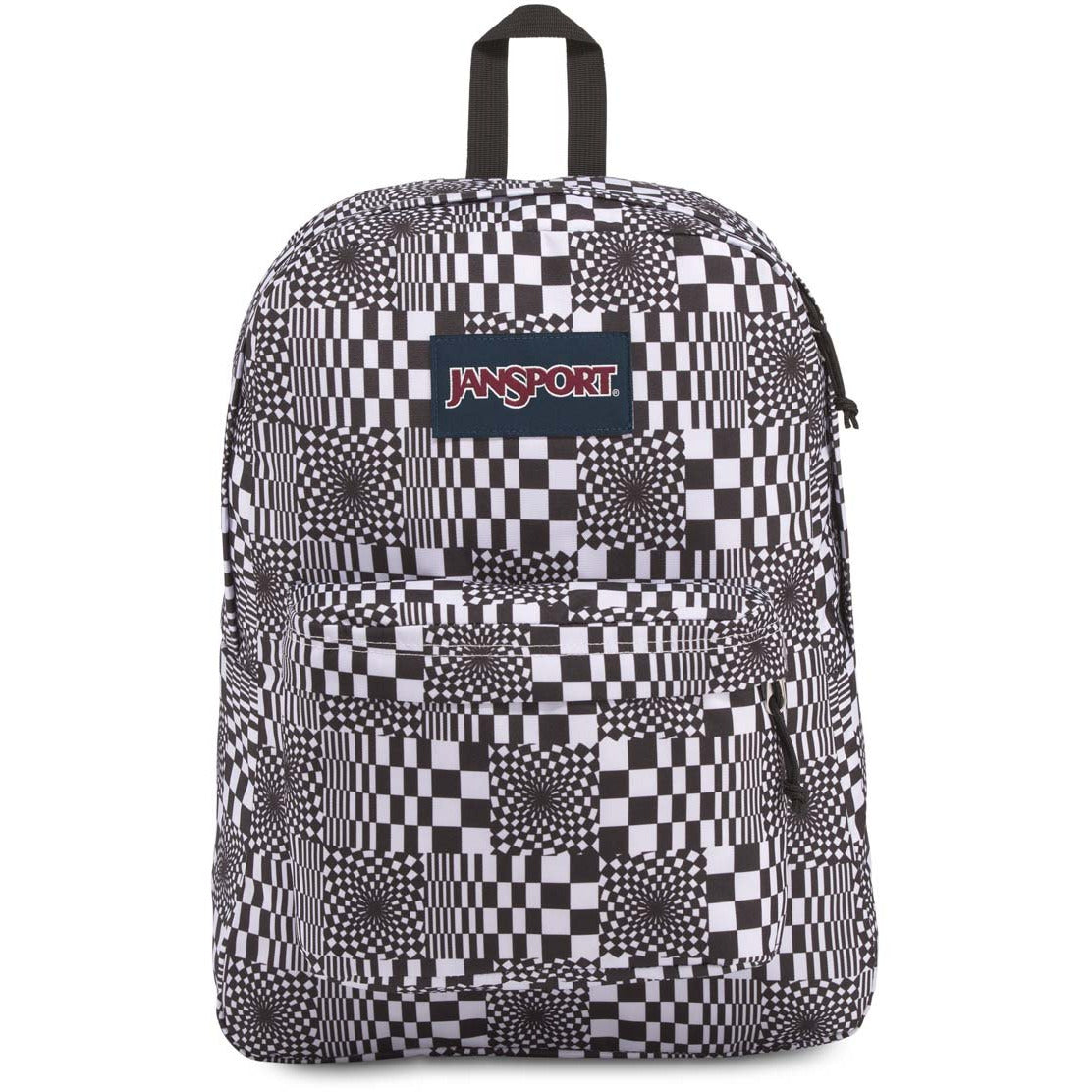 JanSport SuperBreak Backpack - Distorted Checkerboard