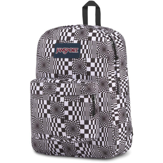 JanSport SuperBreak Backpack - Distorted Checkerboard