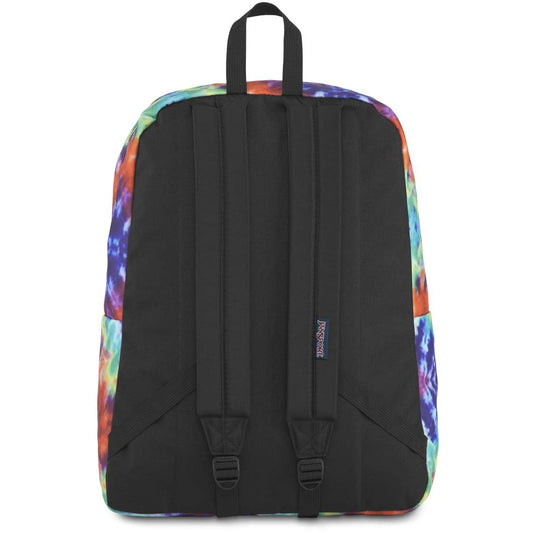 JanSport SuperBreak Backpack - Red/Multi Hippie Days