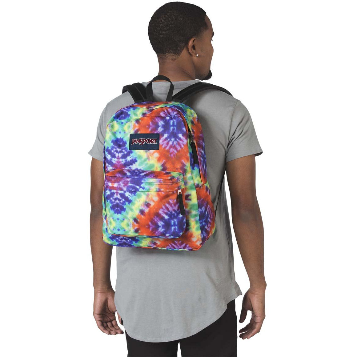 JanSport SuperBreak Sac à dos 9TC Rouge/Multi Hippie Days