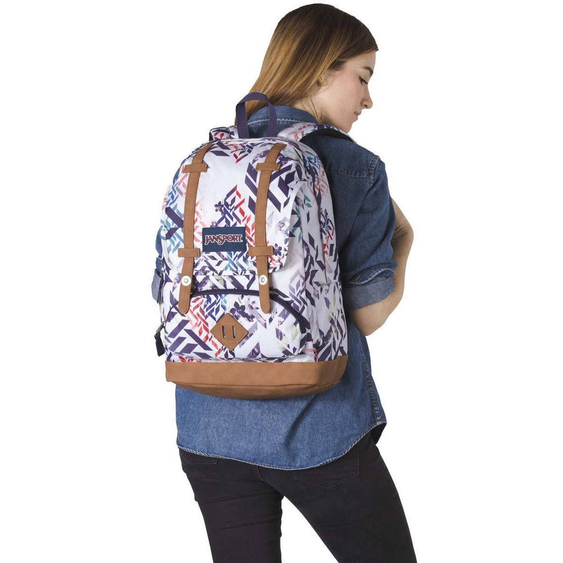 JanSport Cortlandt Backpack - Botanical Geo