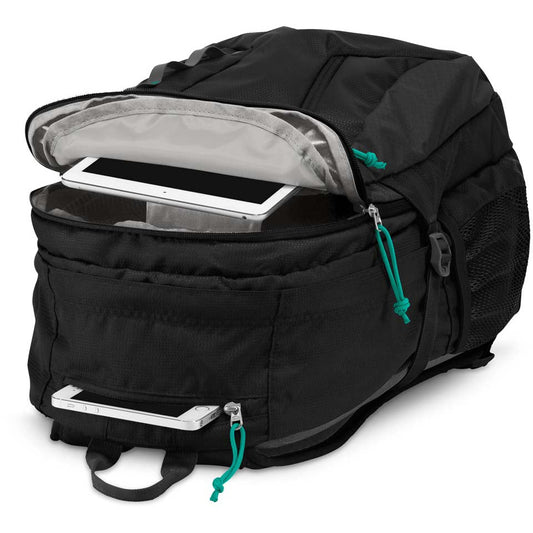 Sac à dos pour ordinateur portable JanSport Agave pour femmes - Noir