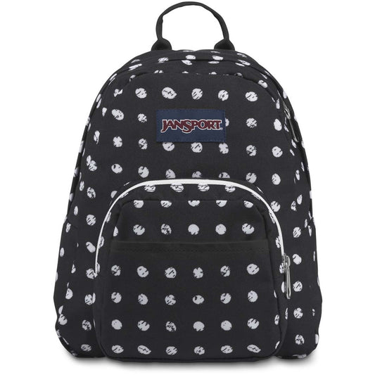 JanSport Half Pint Mini Backpack - Black Sketch Dot