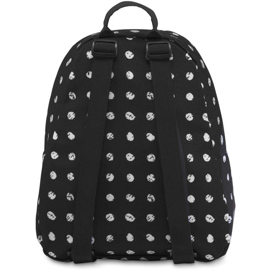 JanSport Half Pint Mini Backpack - Black Sketch Dot