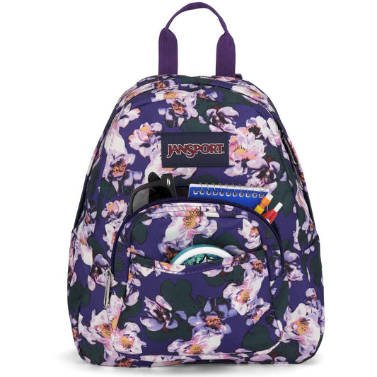 JanSport Half Pint Mini Backpack - Purple petals