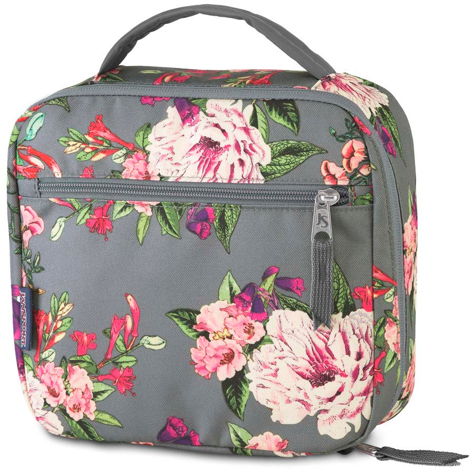 JanSport Lunch Break - Imprimé Bouquet Gris