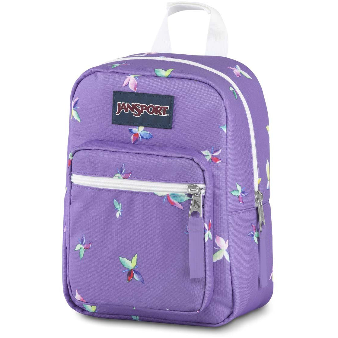 JanSport Big Break Boîte à lunch 61J Purple Dawn Butterfly Kisses