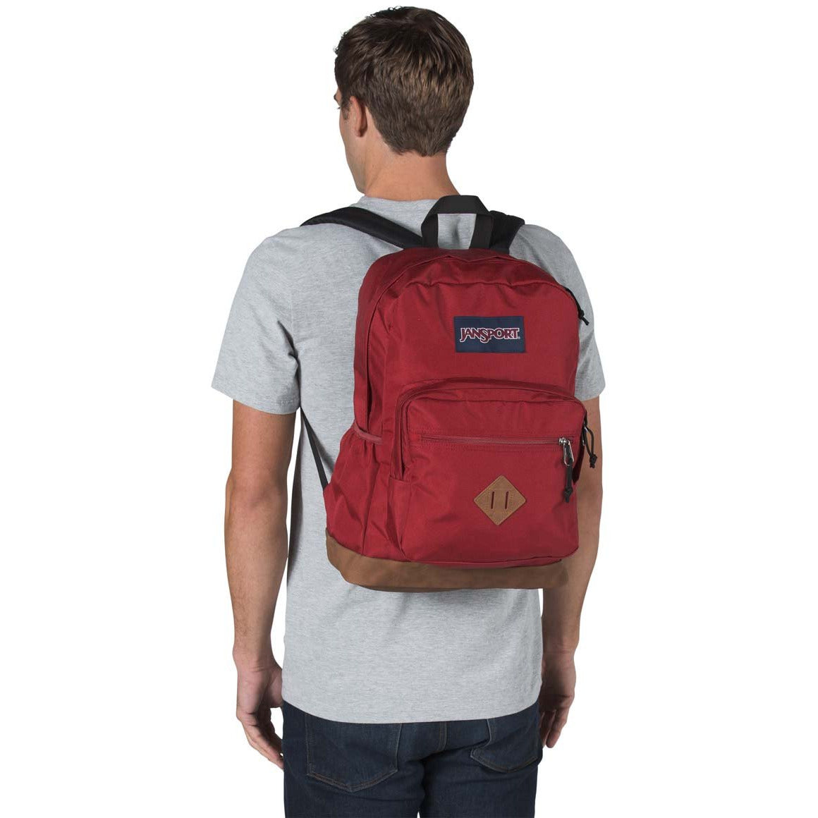 JanSport City View Backpack Viking Red MouraCuir