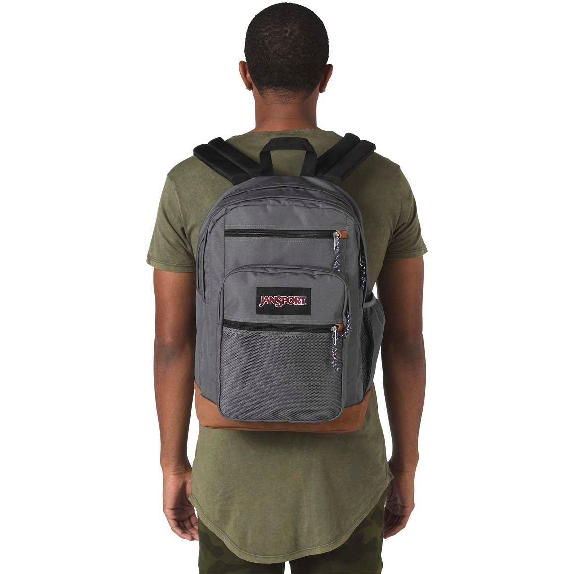 JanSport Huntington Laptop Backpack Deep Grey MouraCuir