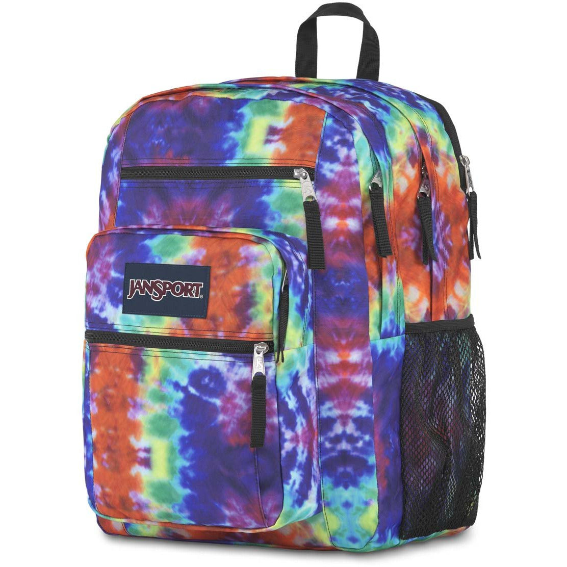 JanSport Big Student Backpack - Red/Multi Hippie Days